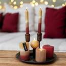 Siirry ryhmään Dip dye -raitakynttilät