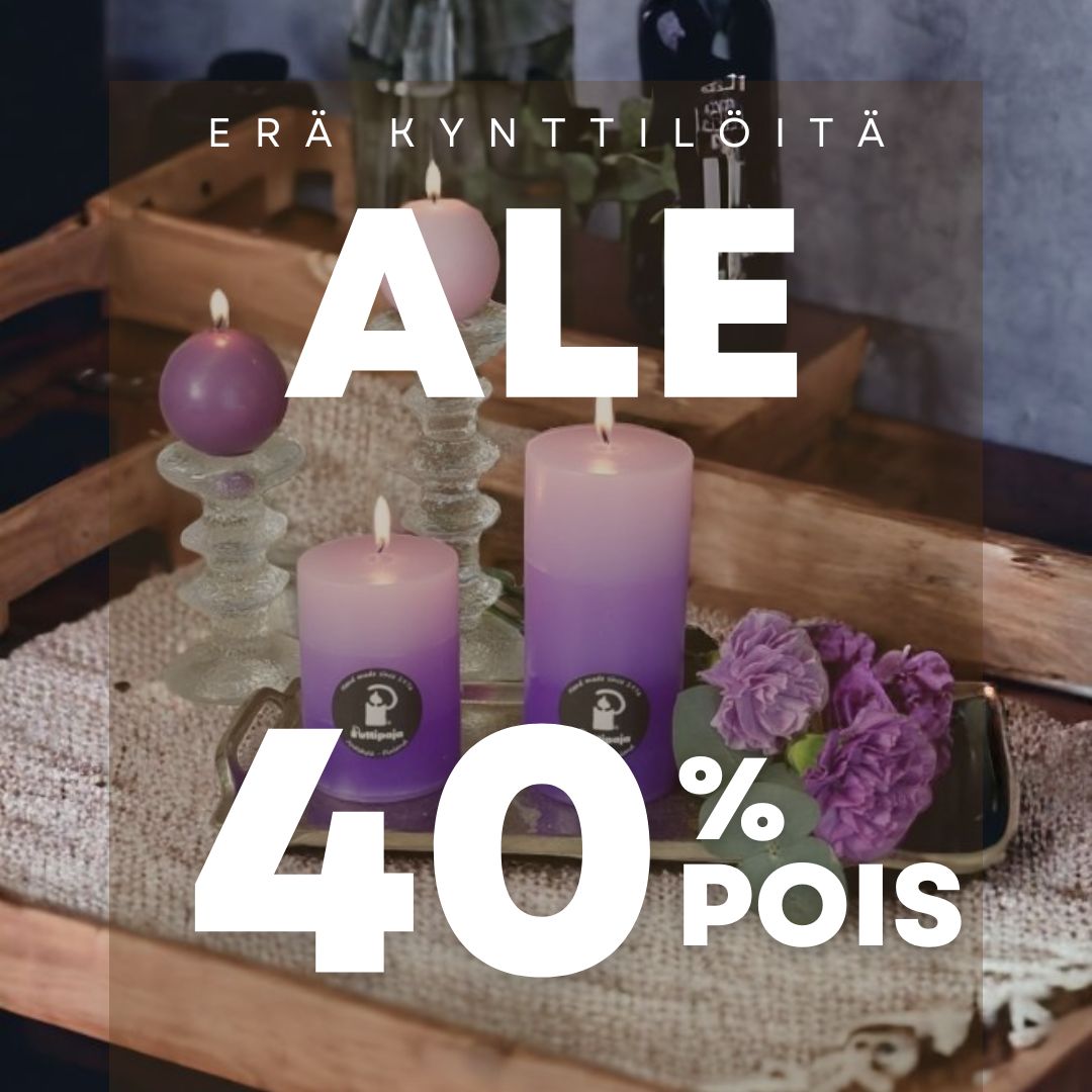Erä kynttilöitä -40%