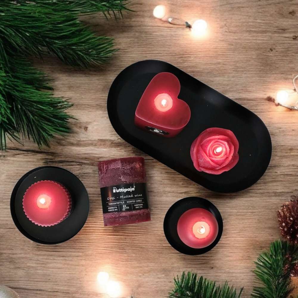Glögin tuoksuinen kynttilä