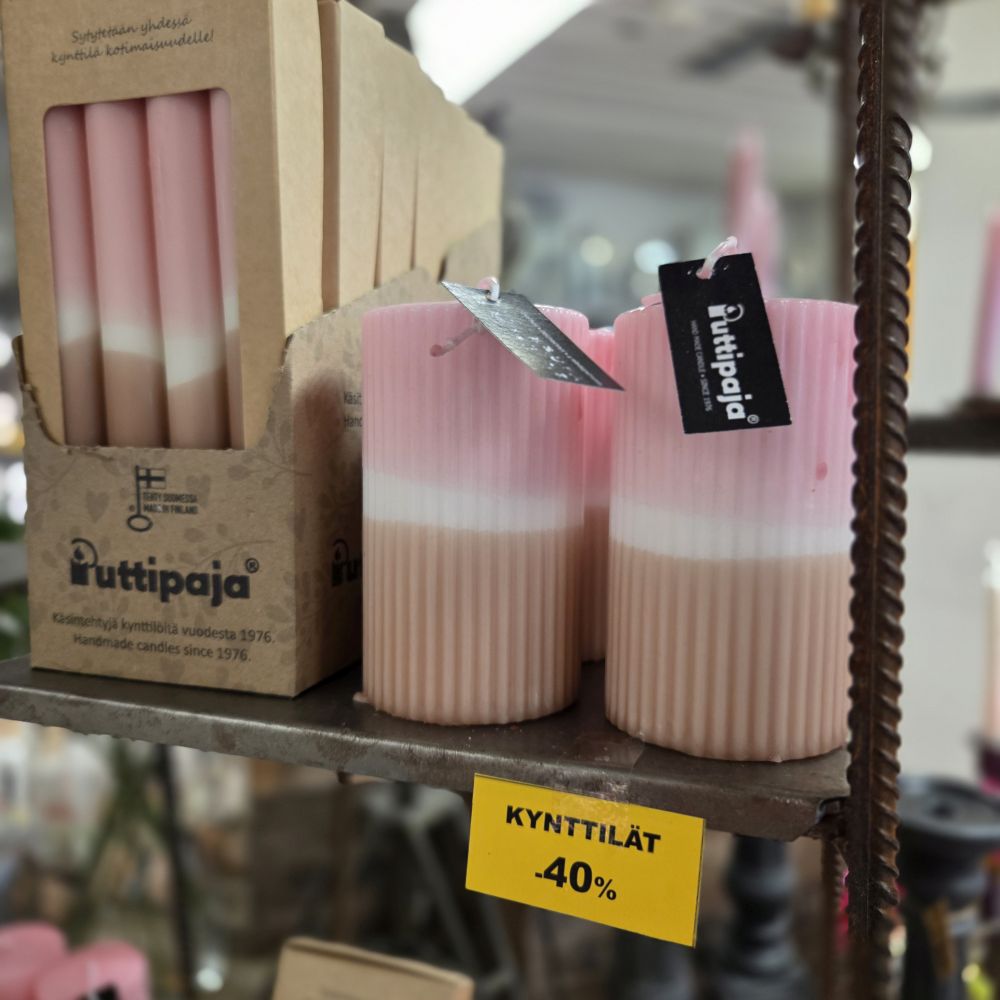 Tehtaanmyymälän alennusmyynti - kynttilät -40%