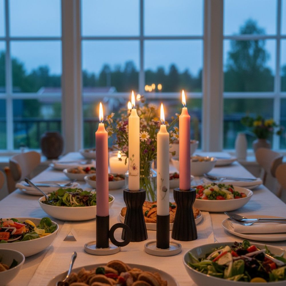 juhlapöydän kattaus ideat