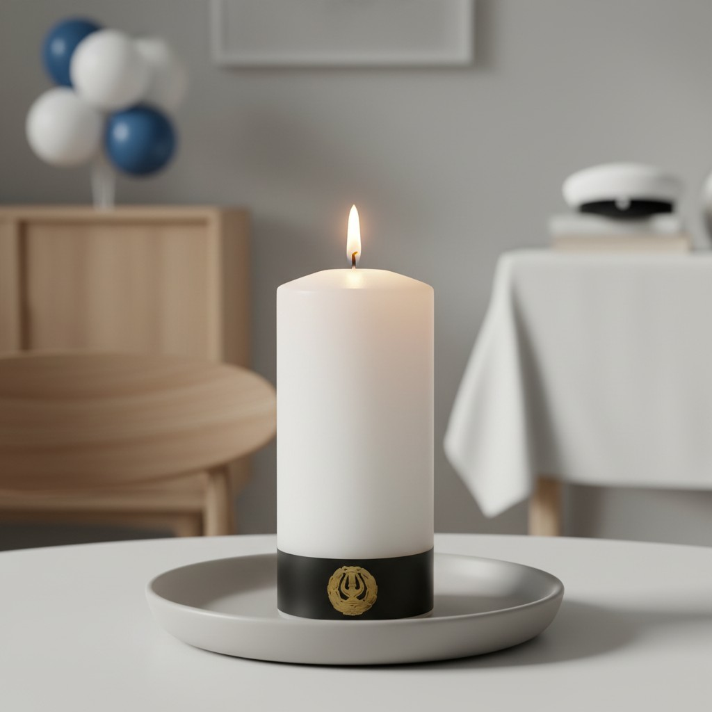 Ylioppilas onnittelukynttilä  pieni lahja ylioppilaalle