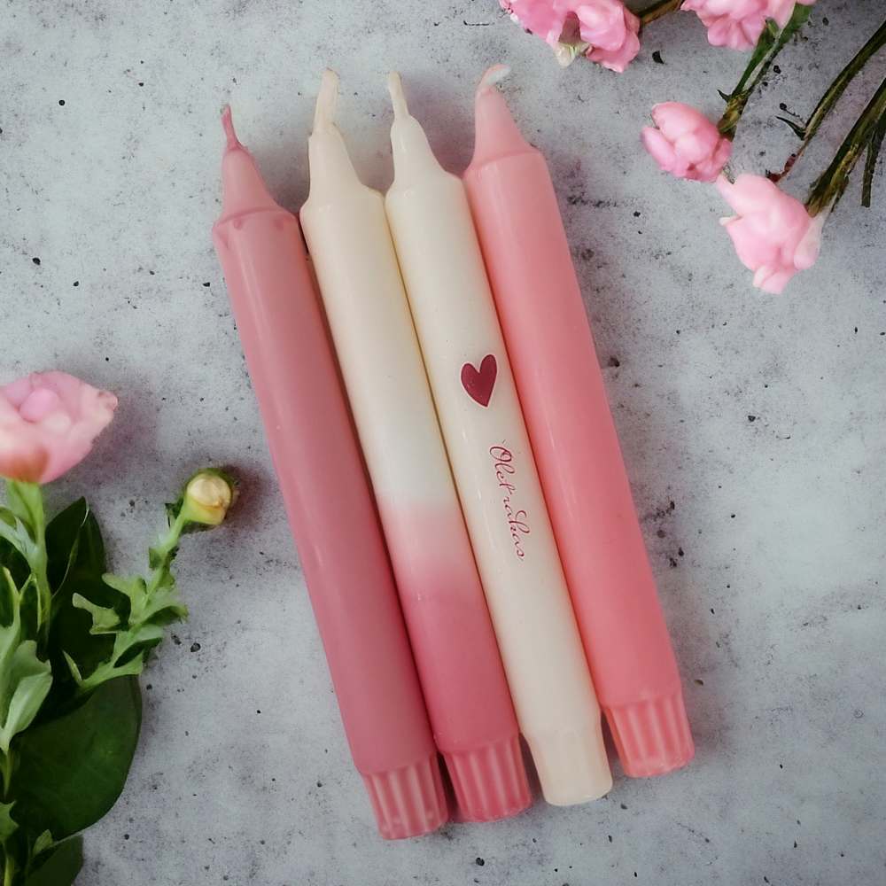 Ystävänpäiväkynttilät ystävälle