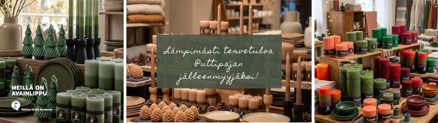 Lämpimästi tervetuloa Puttipajan jälleenmyyjäksi!