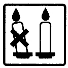 Aseta kynttilä pystyasentoon