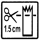 Leikkaa kynttilän reuna 1,5 cm:n korkuiseksi ennen sytyttämistä.