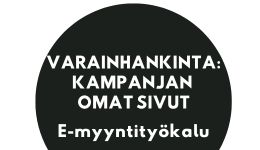 Varainhankintakampanjan omat sivut