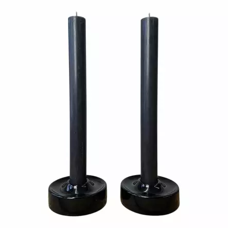 Läpivärjätty kruunuputti 34 cm, musta - Läpivärjätyt kruunuputit - 1500830 - 2