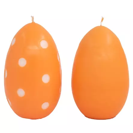 Munakynttilä, oranssi - Pääsiäiskynttilät - 14017P10 - 2