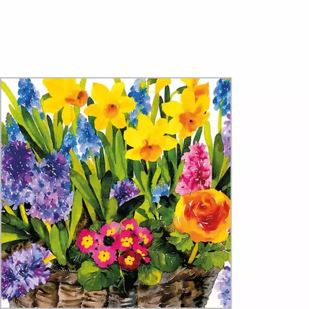 Servietti Spring Basket 25x25 cm - Servietit - 9140-225002940 - 1