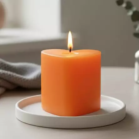 Sydänkynttilä, oranssi - Sydänkynttilät - 1410810 - 1