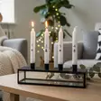 Adventtikruunukynttilät, mustat numerot ja koristeet 4 kpl/pkt - Adventtikynttilät - 29013-ad-30 - 6