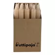 Läpivärjätty kruunukynttilä 20 kpl/pkt, beige - Läpivärjätyt kruunut - 1501388-20 - 4