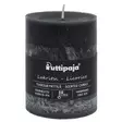 Läpivärjätty tuoksukynttilä 10cm, lakritsi - Tuoksukynttilät - 2000430 - 2