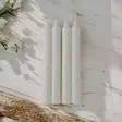 OLIVA-kruunukynttilä 20 kpl/pkt, luonnonvalkoinen - Läpivärjätyt kruunut - 2111301-20 - 3