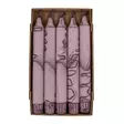 Tervakruunukynttilä 2,2,x20 cm, 10 kpl/pkt, luumu - Tervakruunut - 1201323-10 - 3