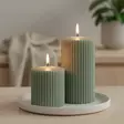 Vekkikynttilä, jade - Vekkikynttilät - 14603V-40 - 1