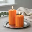 Vekkikynttilä, oranssi - Vekkikynttilät - 14603V-10 - 1