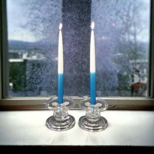 Itsenäisyyspäivän antiikkikynttiläpari - Itsenäisyyspäiväkynttilät - 110010 - 1