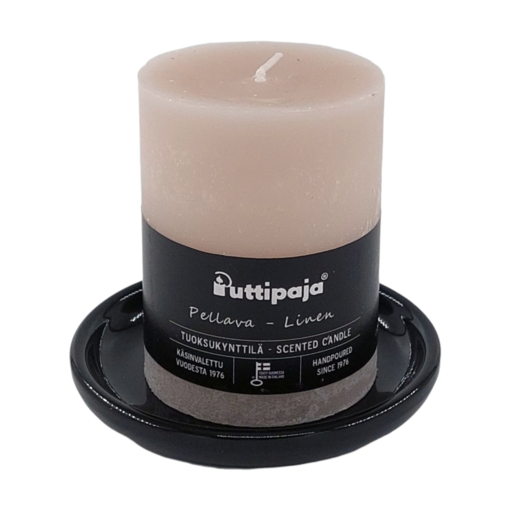 Kynttilänalunen, musta - Keraamiset kynttilänaluset - 421712-30 - 1