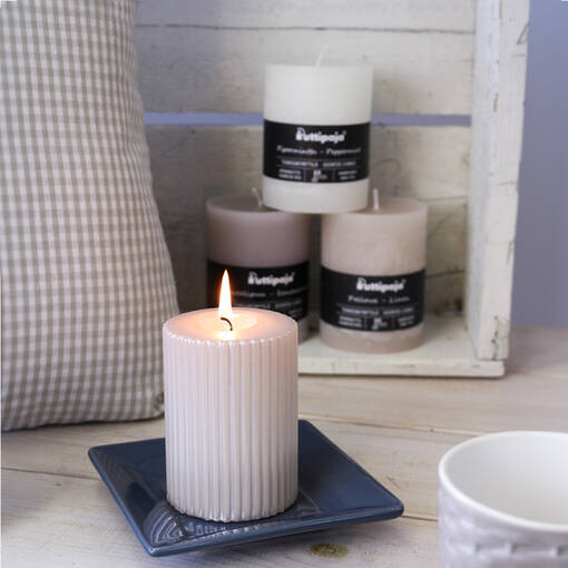 Kynttilänalunen, sininen - Keraamiset kynttilänaluset - 422801-20 - 1