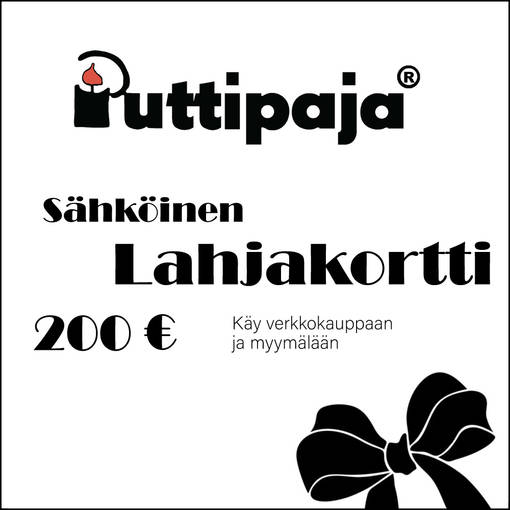 Puttipajan lahjakortti, 200 euroa - Lahjakortit - 99011-200 - 1
