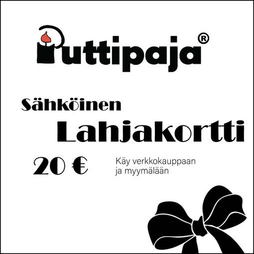 Puttipajan lahjakortti, 20 euroa - Lahjakortit - 99011-20 - 1