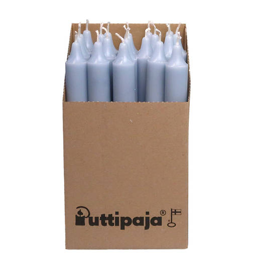 Läpivärjätty kruunukynttilä 20 kpl/pkt, farkku - Läpivärjätyt kruunut - 1501316-20 - 1