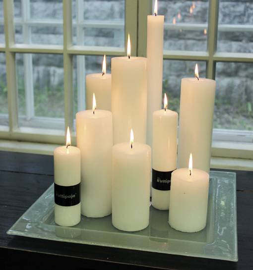 Lasialunen, 40x40 cm - Lasiset kynttilänaluset - 430054-00 - 1