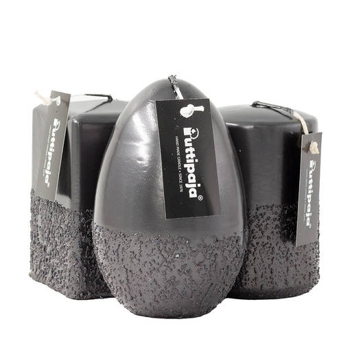 Metallihippukynttilät, musta - Metallihohtokynttilät - 2310430 - 1