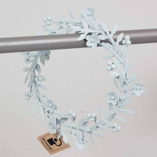 Metallinen kynttilämansetti, vaaleansininen - Kynttilämansetit ja -korut - 339454-20 - 3