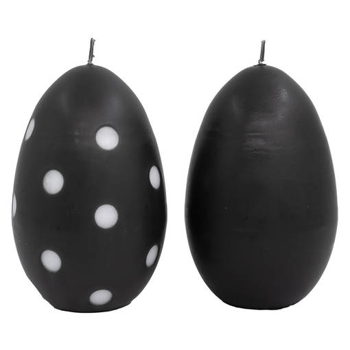 Munakynttilä, musta - Pääsiäiskynttilät - 14017P30 - 1