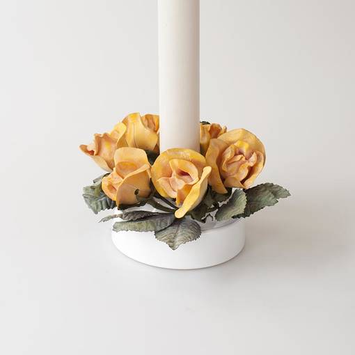 Ruusumansetti, keltainen - Kynttilämansetit ja -korut - 33450 - 1