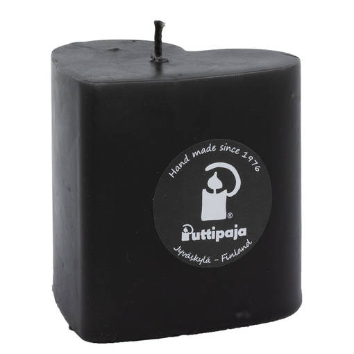 Sydänkynttilä, musta - Sydänkynttilät - 1410830 - 1