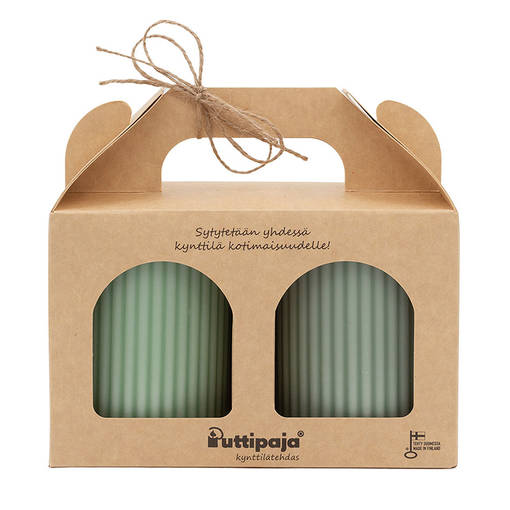 Vekkikynttilä lahjapakkaus, salvia ja jade - Vekkikynttilät - 792014-33-40 - 1