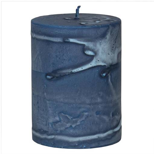 Tervakynttilä 7x10 cm, sininen - Tervakynttilät - 1200720 - 1
