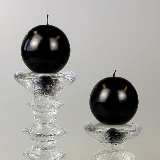 Jalallinen pallokynttilä, metallihohto musta 2kpl/pkt - Metallihohtokynttilät - 1902030 - 1