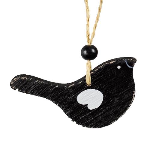 Pikkulintu 7cm, musta - Sisustus OUTLET - 542173-30 - 3