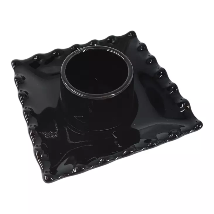 Kruunuputinjalka, musta - Kynttilänjalat kruunuputeille - 425858-30 - 1