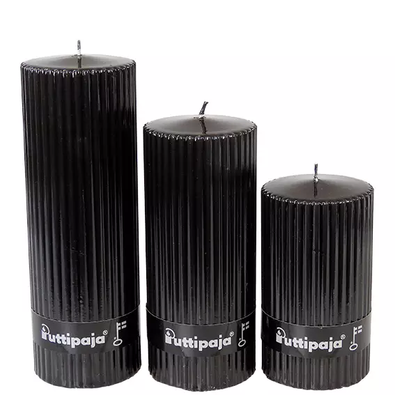 Loiste-vekkikynttilä, musta - Loistekynttilät - 26604V30 - 1