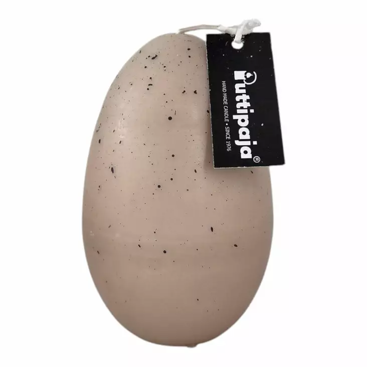 Munakynttilä puuteri mustalla roiskeella - Pääsiäiskynttilät - 14017MR-28-30 - 1