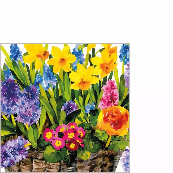 Servietti Spring Basket 25x25 cm - Servietit - 9140-225002940 - 1