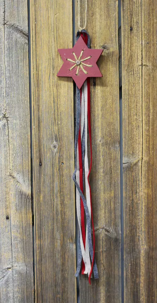 Tähtikoriste, punainen - Joulukoristeet - 544010 - 1