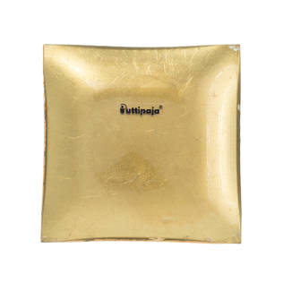 Lasinen kynttilänalunen, kulta - Lasiset kynttilänaluset - 430027-41 - 1