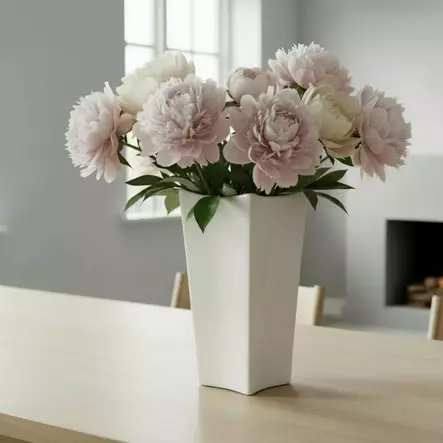 Keramiikkamaljakko, valkoinen - Maljakot - 4299158-1 - 1