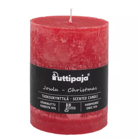 Läpivärjätty tuoksukynttilä 10cm, Joulu - Tuoksukynttilät - 2000411 - 2