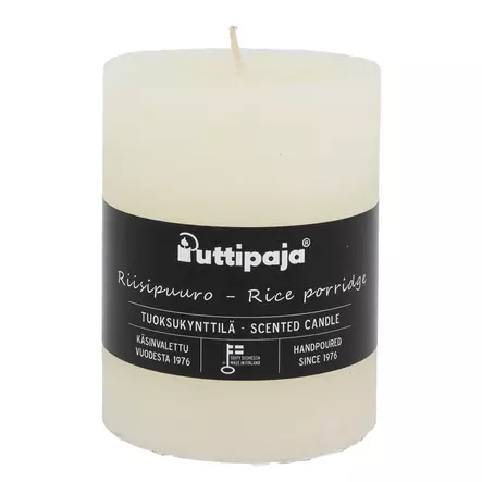 Läpivärjätty tuoksukynttilä 10cm, Riisipuuro - Tuoksukynttilät - 2000491 - 2