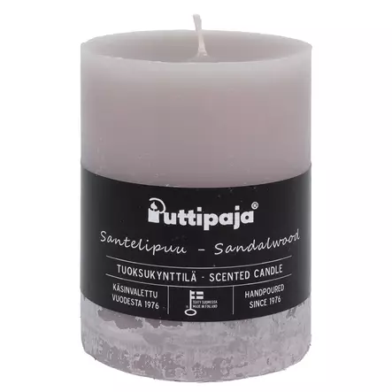 Läpivärjätty tuoksukynttilä 10cm, Santelipuu - Tuoksukynttilät - 20004511 - 2