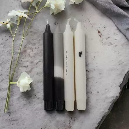 Mietelausekruunukynttilät "NO SEHÄN MENI HYVIN", 4 kpl/pkt - Mietelausekruunukynttilät - 29013-30-1 - 1