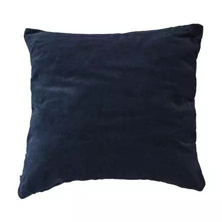 Samettinen tyynynpäällinen, tummansininen - Sisustustekstiilit ja tyynynpäälliset - 440023-21 - 2